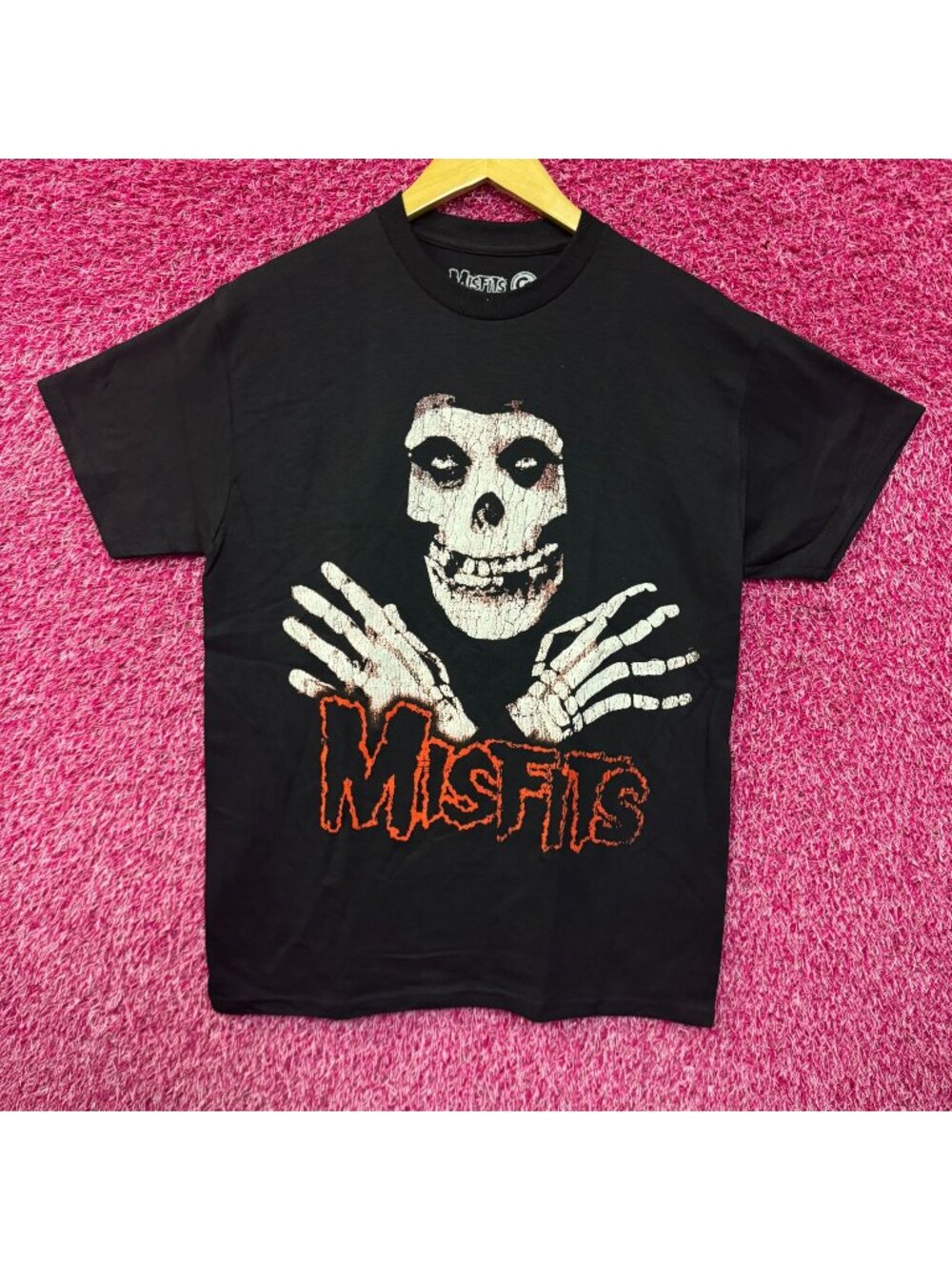 Misfits Crossed Arms Crimson Ghost Horror Punk Band Tee M